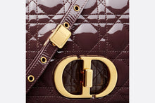 Load image into Gallery viewer, Medium Dior Caro Bag • Amaranth Patent Cannage Calfskin
