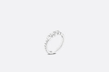 Load image into Gallery viewer, Dio(r)evolution Ring • Palladium-Finish Metal and White Crystals

