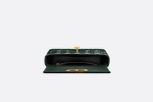 Load image into Gallery viewer, Medium Dior Caro Bag • Cypress Green Patent Cannage Calfskin
