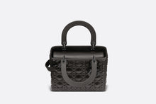 Load image into Gallery viewer, Medium Lady Dior Bag • Black Cannage Calfskin with Diamond Motif
