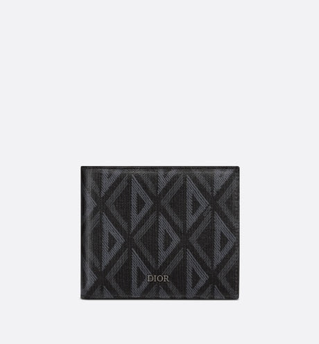 Wallet • Black CD Diamond Canvas