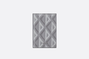 Bi-Fold Card Holder • Dior Gray CD Diamond Canvas