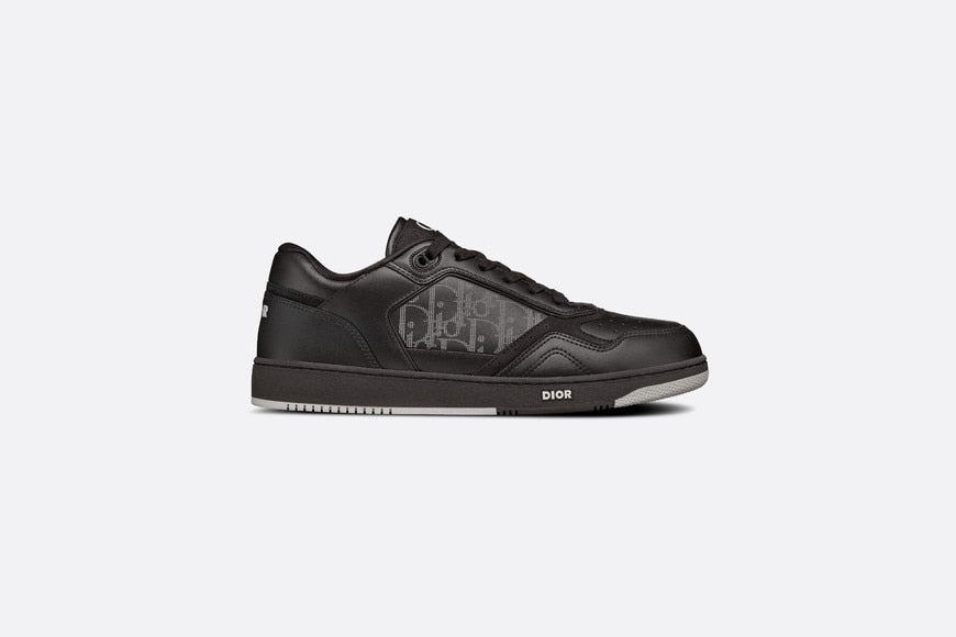 B27 Low-Top Sneaker • Black Dior Oblique Galaxy Leather with Smooth Calfskin and Suede