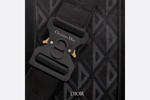 Dior Lingot 50 Duffle Bag • Black CD Diamond Canvas