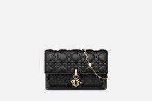 Load image into Gallery viewer, Lady Dior Chain Pouch • Black Cannage Lambskin
