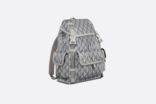 Load image into Gallery viewer, Dior Hit the Road Backpack • Dior Gray CD Diamond Canvas
