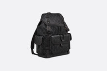 Load image into Gallery viewer, Dior Hit the Road Backpack • Black CD Diamond Canvas
