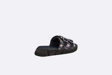 Load image into Gallery viewer, Kid&#39;s Sandal • Navy Blue and Beige Dior Oblique Technical Jacquard
