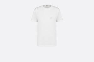 CD Icon T-Shirt • White Cotton Jersey