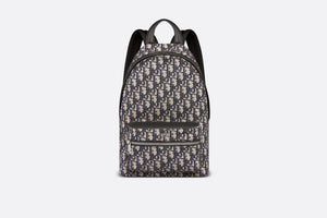Rider Backpack • Beige and Black Dior Oblique Jacquard