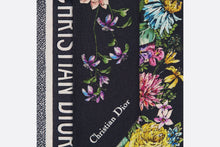 Load image into Gallery viewer, D-Floral Mitzah Scarf • Blue Multicolor Silk Twill
