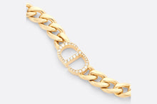 Load image into Gallery viewer, 30 Montaigne Necklace • Gold-Finish Metal and Silver-Tone Crystals
