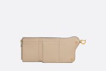Load image into Gallery viewer, Saddle Lotus Wallet • Sand-Colored Goatskin
