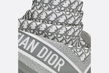 Load image into Gallery viewer, Dior Oblique Diortwin 70 Square Scarf • Gray Silk Twill
