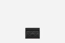 Load image into Gallery viewer, Dior Caro Five-Slot Card Holder • Black Supple Cannage Calfskin

