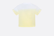 Load image into Gallery viewer, Baby T-Shirt • White Cotton Jersey with Yellow Dip-Dye
