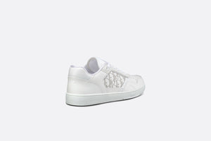 B27 Low-Top Sneaker • White Smooth Calfskin and Dior Oblique Galaxy Leather