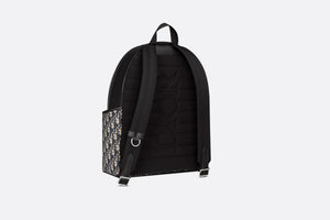 Dior Explorer Backpack • Beige and Black Dior Oblique Jacquard