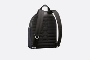 Kid's Dior Explorer Backpack • Black Dior Oblique Mirage Technical Fabric and Grained Calfskin