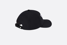 Load image into Gallery viewer, Christian Dior Atelier Baseball Cap • Black Cotton Canvas
