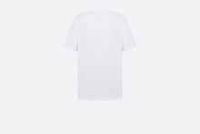 Load image into Gallery viewer, CD Étoile Embroidered Relaxed-Fit T-Shirt • White Cotton Jersey
