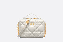 Load image into Gallery viewer, Dior Caro Box Bag • Latte Quilted Macrocannage Calfskin
