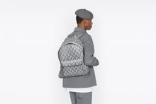 Load image into Gallery viewer, Rider Backpack • Dior Gray CD Diamond Canvas and Smooth Calfskin
