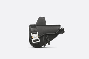 Mini Saddle Bag • Black Grained Calfskin