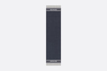 Load image into Gallery viewer, Dior Oblique Scarf • Navy Blue Cashmere
