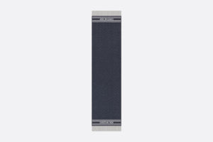 Dior Oblique Scarf • Navy Blue Cashmere