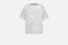 Load image into Gallery viewer, Kid&#39;s T-Shirt • Ivory Cotton Jersey with Silver-Tone Dior Oblique Pearl Motif
