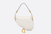 Load image into Gallery viewer, Saddle Bag with Strap • Latte Grained Calfskin
