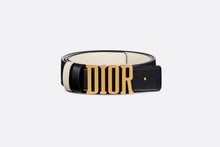 Load image into Gallery viewer, D-Fence Reversible Belt • Black and Latte Smooth Calfskin, 30 MM
