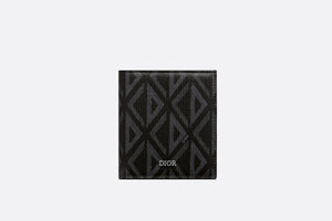 Vertical Wallet • Black CD Diamond Canvas