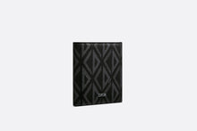 Load image into Gallery viewer, Vertical Wallet • Black CD Diamond Canvas
