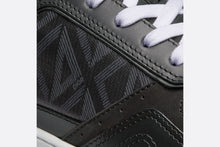 Load image into Gallery viewer, B27 Low-Top Sneaker • Black Smooth Calfskin and CD Diamond Canvas
