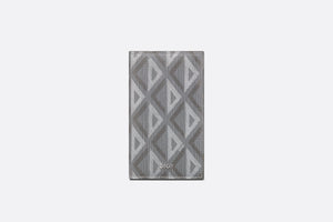 Long Bi-Fold Card Holder • Dior Gray CD Diamond Canvas