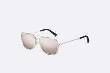 Load image into Gallery viewer, CD Diamond S4U • Gray and Beige Mirrored Square Sunglasses
