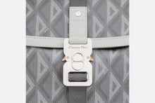 Load image into Gallery viewer, Dior Hit the Road Backpack • Dior Gray CD Diamond Canvas and Smooth Calfskin
