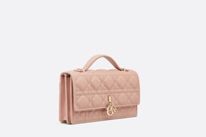 Miss Dior Mini Bag • Rose Des Vents Cannage Lambskin