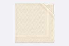Load image into Gallery viewer, D-Oblique Shawl • White Wool, Silk and Cashmere
