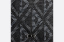Load image into Gallery viewer, Long Bi-Fold Card Holder • Black CD Diamond Canvas
