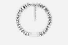 Load image into Gallery viewer, Christian Dior Couture Chain Link Necklace • Silver-Finish Brass
