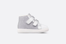 Load image into Gallery viewer, B23 Baby High-Top Sneaker • Silver-Tone Dior Oblique Technical Fabric
