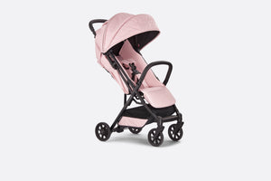 Stroller • Powder Pink Water-Repellent Cannage Canvas