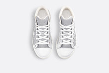 Load image into Gallery viewer, B23 Kid&#39;s High-Top Sneaker • Silver-Tone Dior Oblique Technical Fabric
