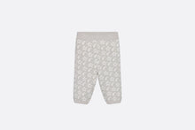 Load image into Gallery viewer, Baby Pants • Ivory Wool and Cashmere Jacquard Knit with Gray Stars
