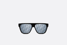 Load image into Gallery viewer, DiorB23 S3I • Black Rectangular Sunglasses with Dior Oblique Motif
