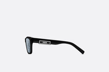 Load image into Gallery viewer, DiorB23 S1I • Black Rectangular Sunglasses with Dior Oblique Motif
