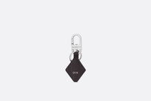 Load image into Gallery viewer, D-Touch Keyring • Black Grained Calfskin with CD Diamond Signature

